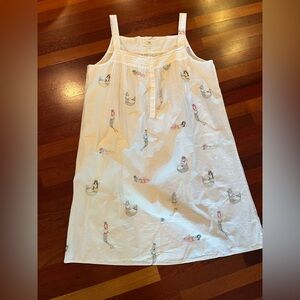Printfresh NWOT Back to Bed Organic Cotton Daughters of Triton NightgownMSRP$148